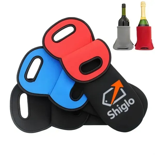 750 Milliliter Neoprene Single Bottle Tote With Handle
