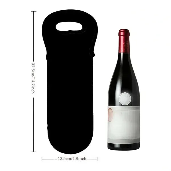 750 Milliliter Neoprene Single Bottle Tote With Handle