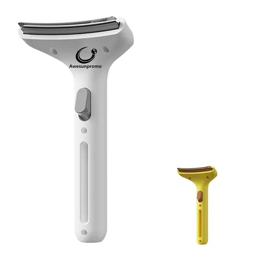 Ergonomic Self-Cleaning Pet Deshedding Comb
