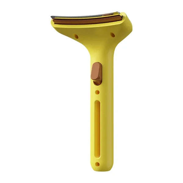 Ergonomic Self-Cleaning Pet Deshedding Comb