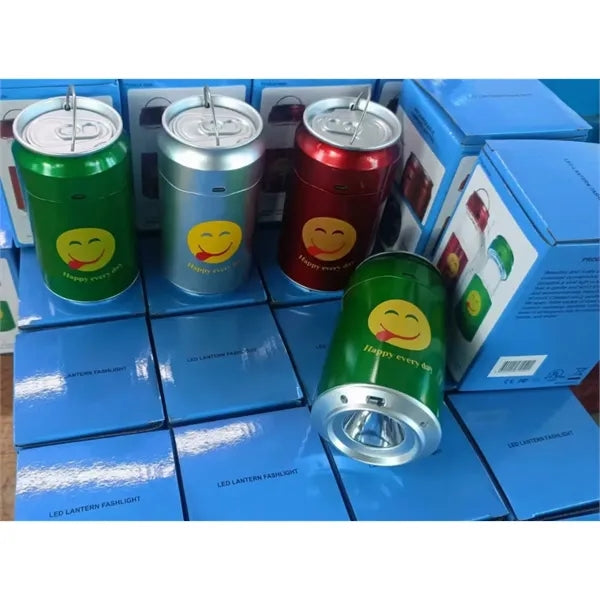 Rechargeable Soda Can LED Camping Light Lantern Lamp
