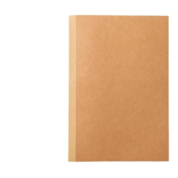 Kraft Paper Notebook, Soft Cover, Ideal for School, Office &