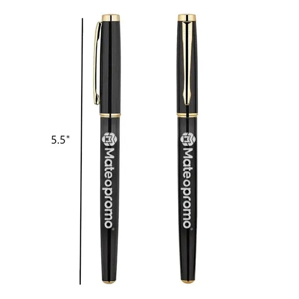 Logo Stainless Steel Executive Ballpoint Pen