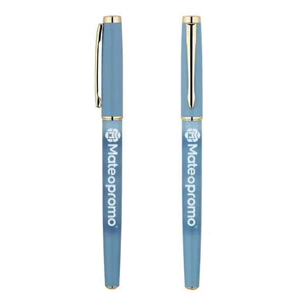 Logo Stainless Steel Executive Ballpoint Pen