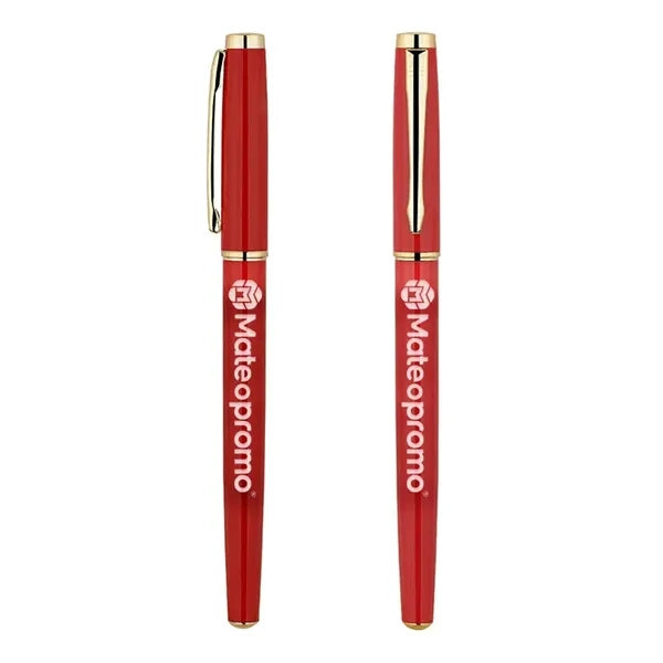 Logo Stainless Steel Executive Ballpoint Pen