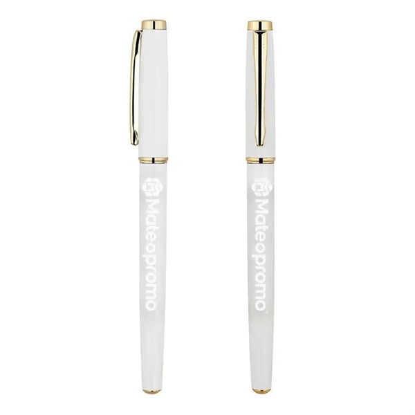 Logo Stainless Steel Executive Ballpoint Pen