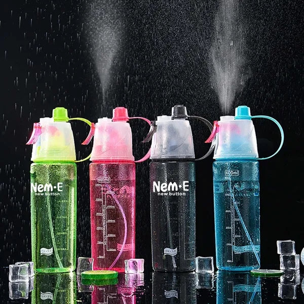 20 oz Leakproof Water Bottle with Extra Spray Head
