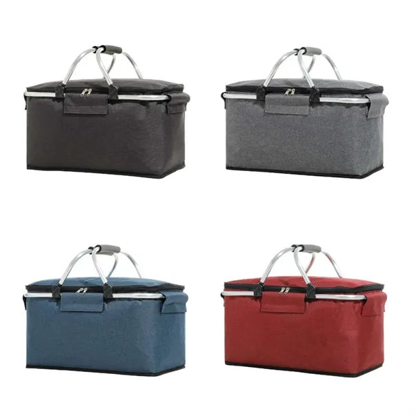 Outdoor Picnic Basket with Large Capacity for Takeout
