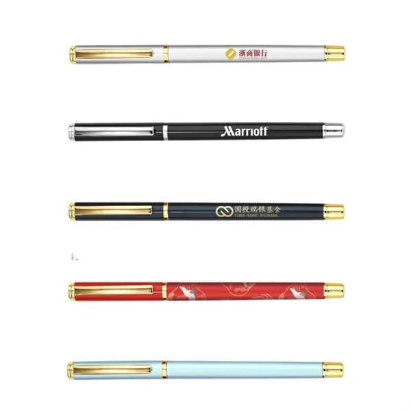 Metal Fountain Pen Smooth Writing for Business Office Sc