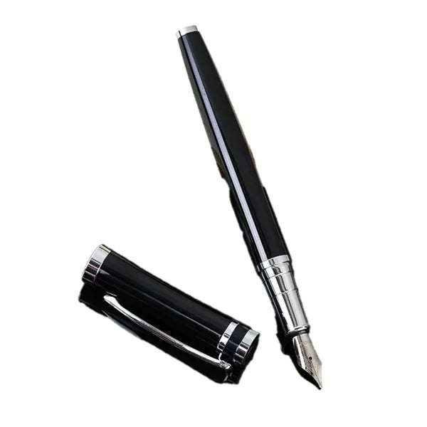 Metal Fountain Pen Smooth Writing for Business Office Sc