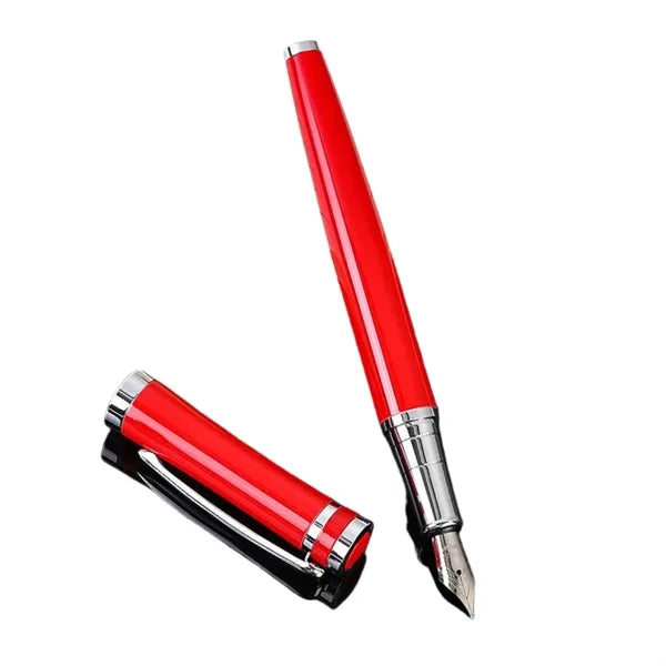 Metal Fountain Pen Smooth Writing for Business Office Sc