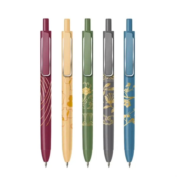 Retractable Gel Ink Pen Smooth Writing Click for Office