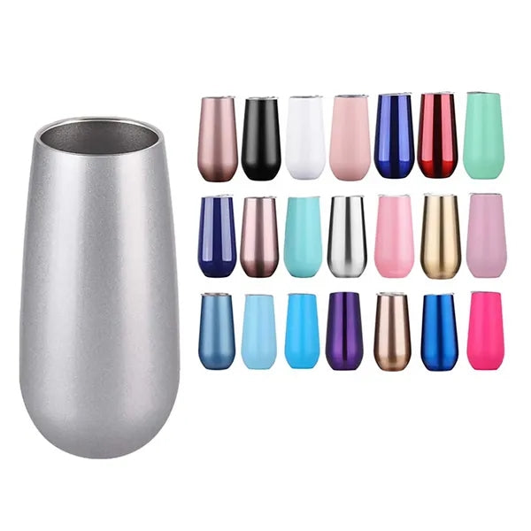 6oz Stainless Steel Champagne Cup