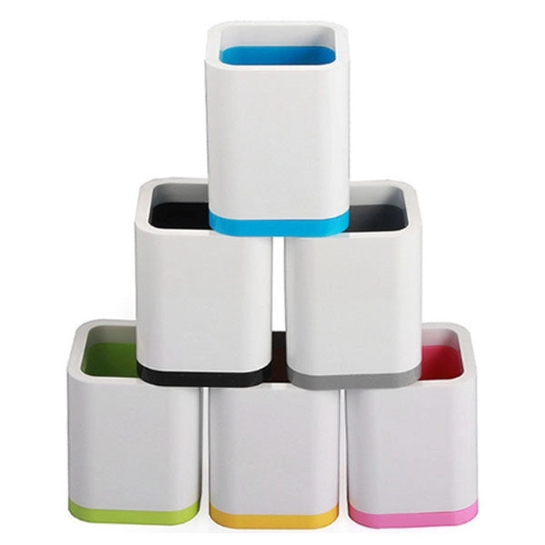 Plastic Removable Desk Pen Holder