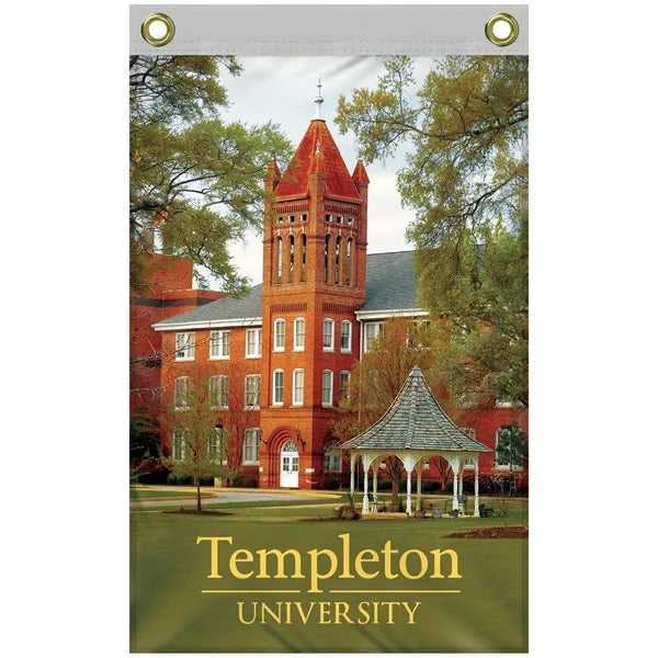 12" x 18" Standard Single Reverse Polyester Vertical Banners