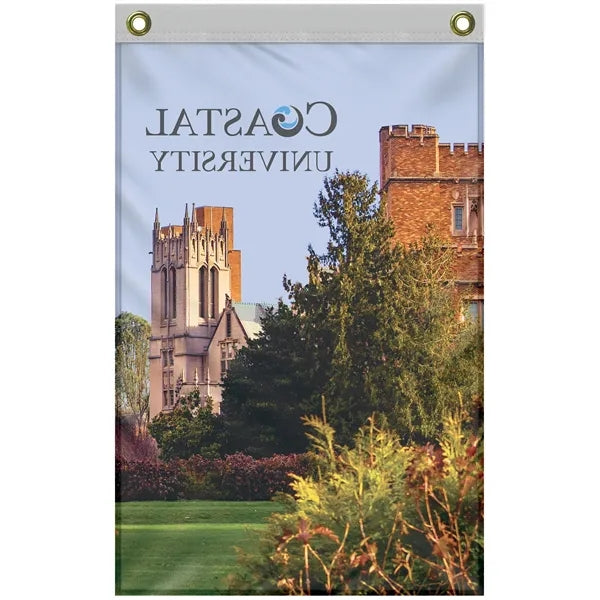 2' x 3' Standard Single Reverse Polyester Vertical Banners
