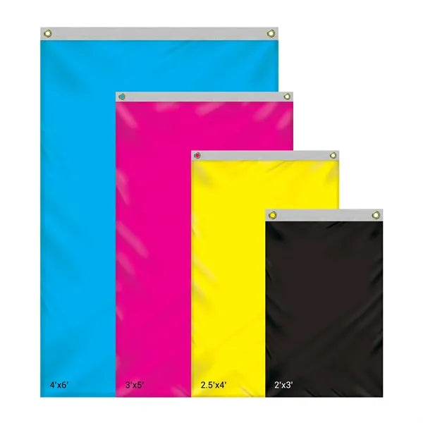 2' x 3' Double Sided Knitted Polyester Vertical Banners