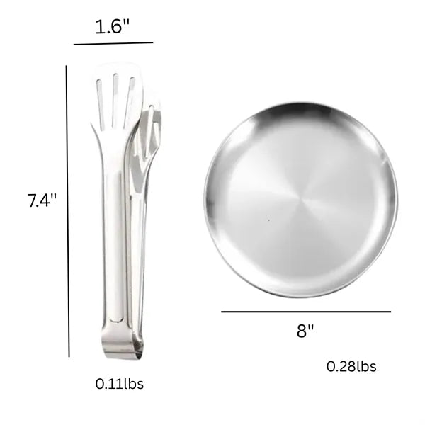 10 Piece Camping Silverware Kit