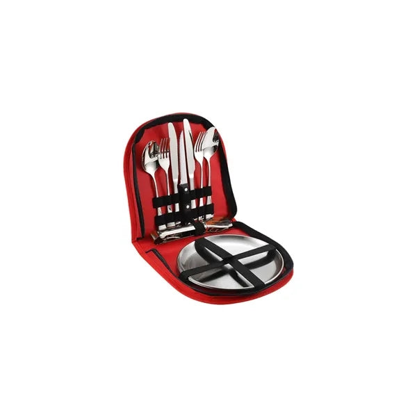 10 Piece Camping Silverware Kit