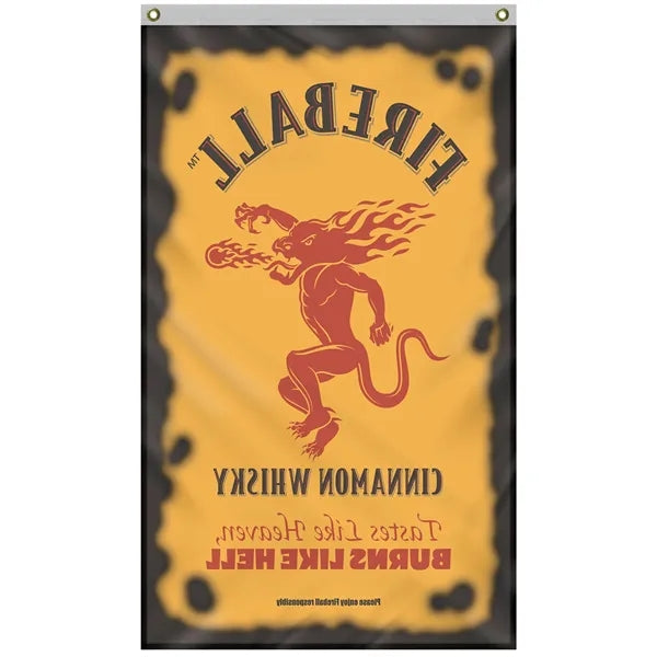 3' x 5' Single Reverse Knitted Polyester Vertical Banners