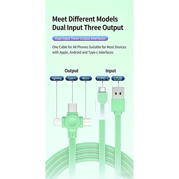5-in-1 Retractable Charging Cable