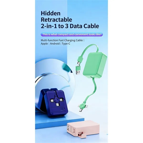 5-in-1 Retractable Charging Cable