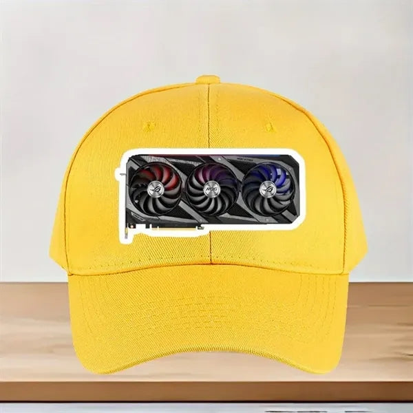 Cooling Fan Cap with Your Logo, Adjustable