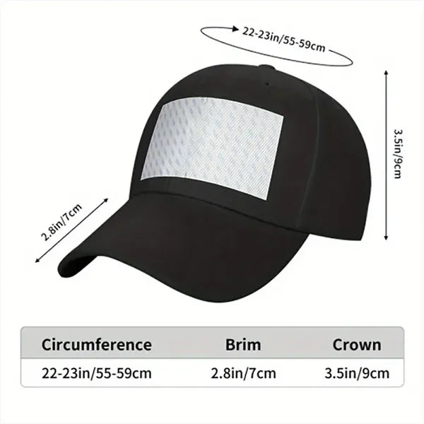 Cooling Fan Cap with Your Logo, Adjustable