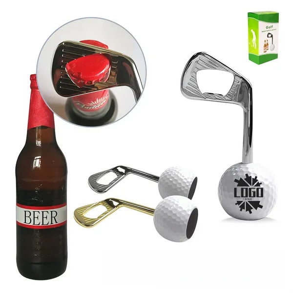 Zinc Alloy Golf Ball Bottle Opener