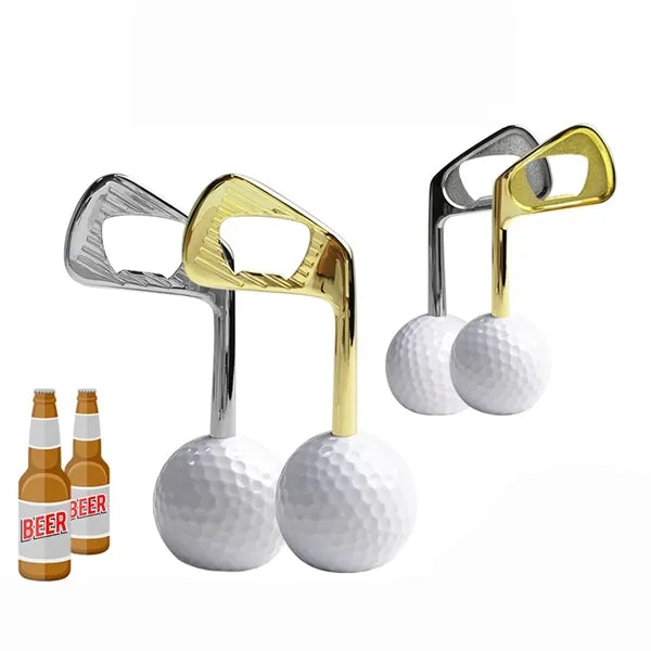Zinc Alloy Golf Ball Bottle Opener