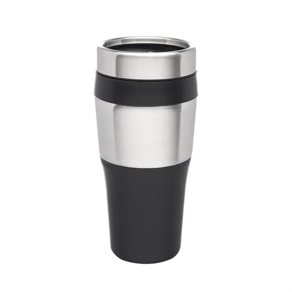 Stainless Steel Band Insulated Tumbler, 16 oz.
