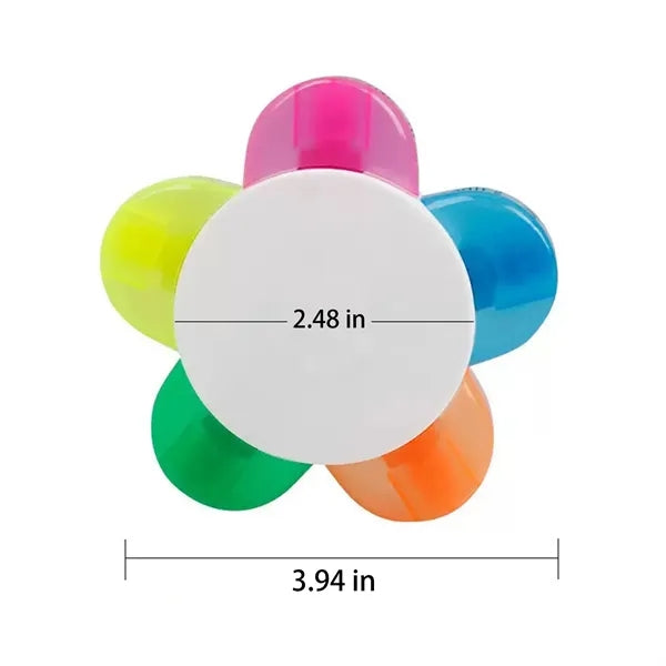 Flower Shape Watercolor Highlighter Pens