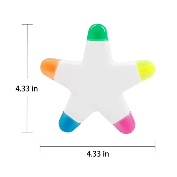 Flower Shape Watercolor Highlighter Pens