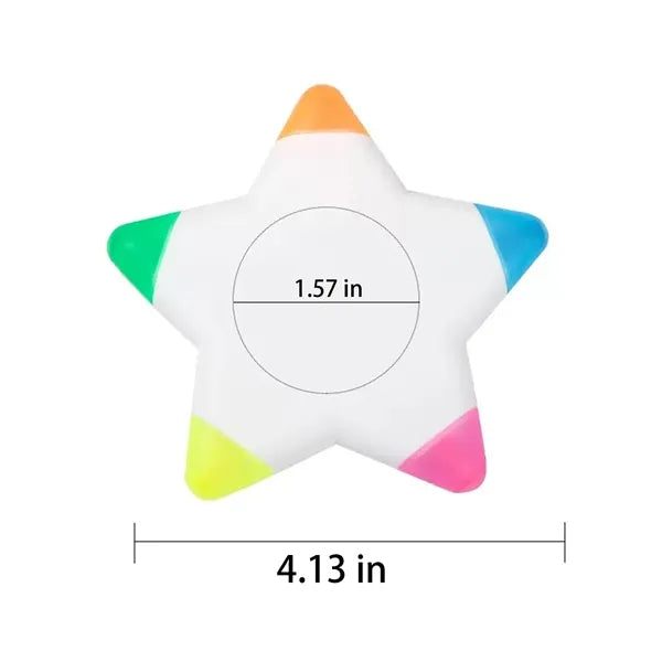 Flower Shape Watercolor Highlighter Pens