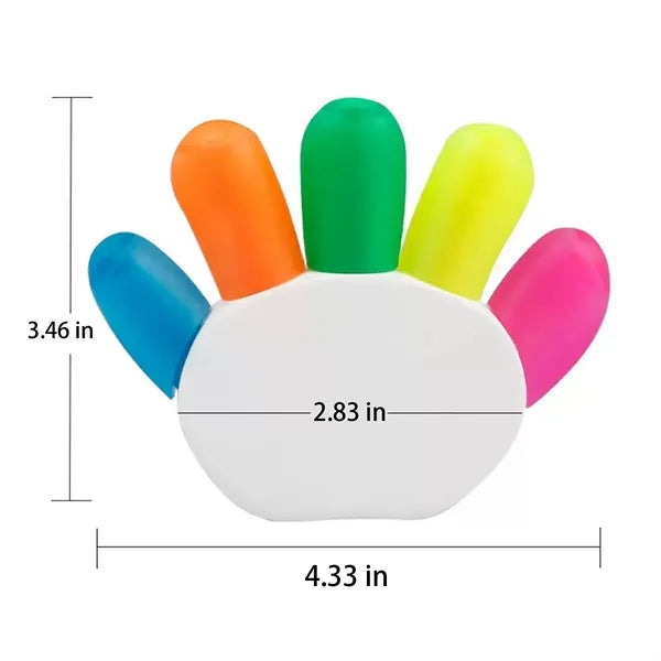 Flower Shape Watercolor Highlighter Pens
