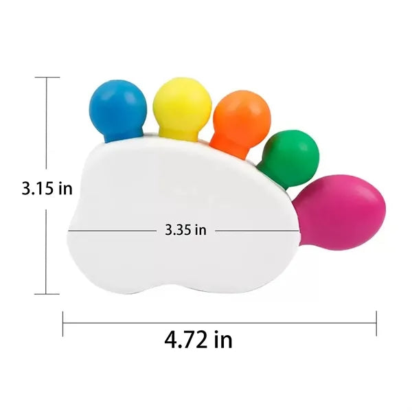Flower Shape Watercolor Highlighter Pens