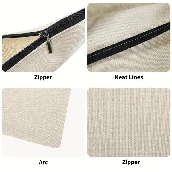Multi-Purpose Canvas Zipper Makeup Bags