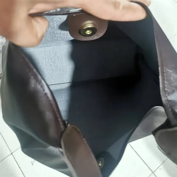 Women's Soft Vegan Leather Shoulder Bag Slouchy Tote Purse
