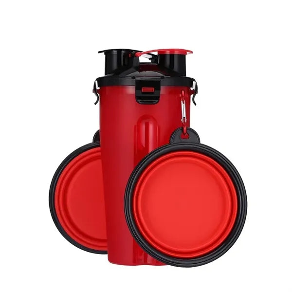 Outdoor Pet Feeder with two bowls