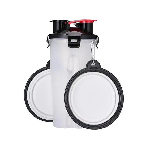 Outdoor Pet Feeder with two bowls