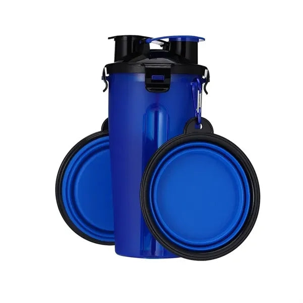 Outdoor Pet Feeder with two bowls