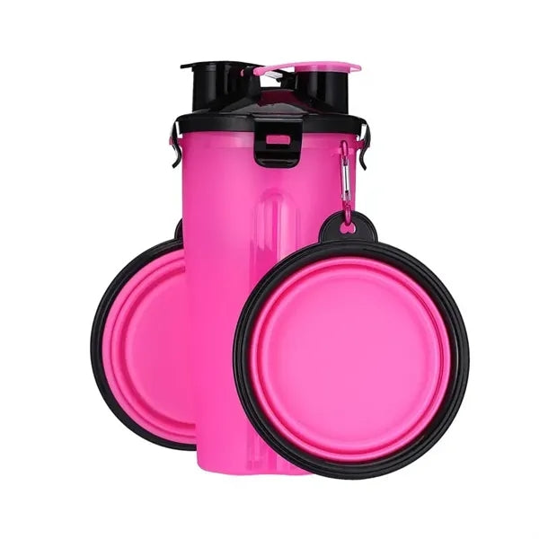 Outdoor Pet Feeder with two bowls