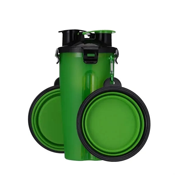 Outdoor Pet Feeder with two bowls