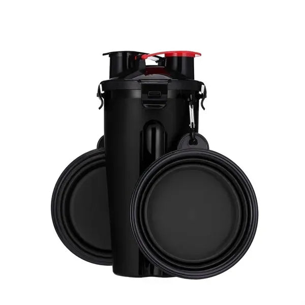 Outdoor Pet Feeder with two bowls
