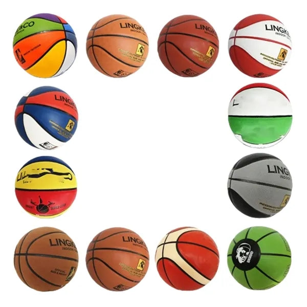 Official Size 7 Basketball with Synthetic Leather for