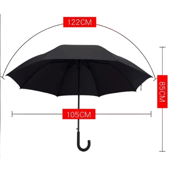 24 Inch Crook Handle Umbrella for Corporate Executive