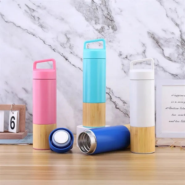 Bamboo Steel Insulated Travel Mug