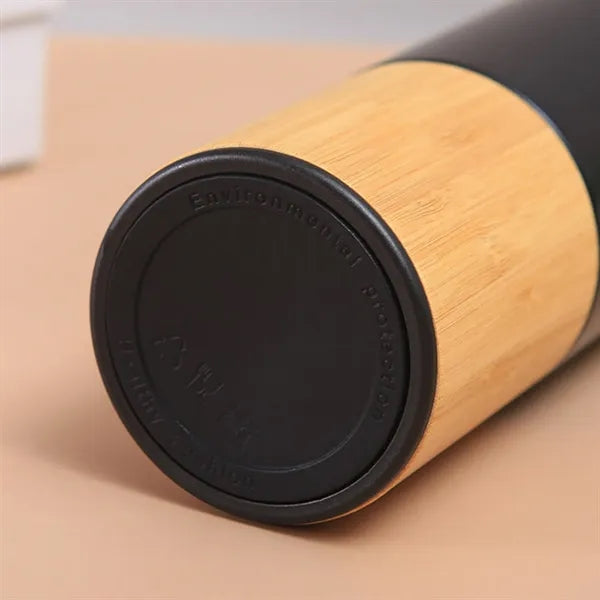 Bamboo Steel Insulated Travel Mug