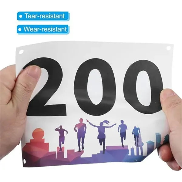 Full Color Race Bibs with 4 Pins