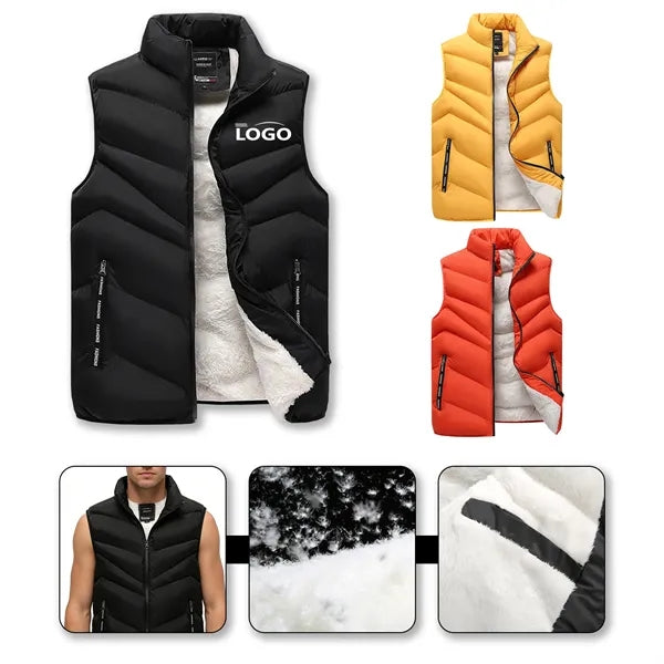 Warm Sherpa-Lined Vest